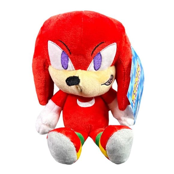 Sonic the Hedgehog Knuckles 8” Phunny Plush - Picture 2 of 4